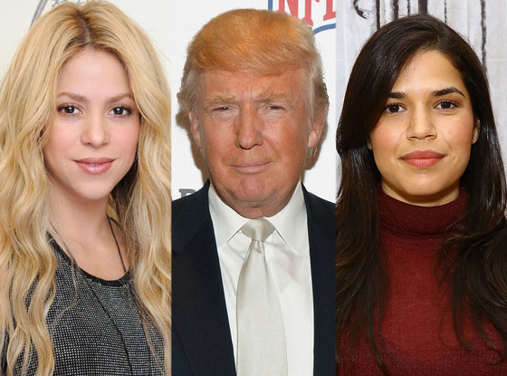Shakira, Donald Trump, America Ferrera Shakira, Donald Trump, America Ferrera